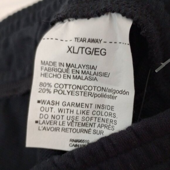 Under Armour Men's Black Rival Terry Loose Fit Drawstring 6-Inch Shorts - Picture 8 of 8